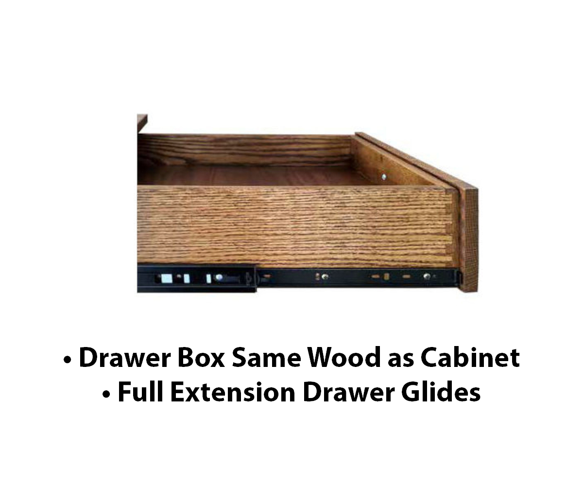 Woodland Shaker 3 Drawer File Cabinet - Image 3