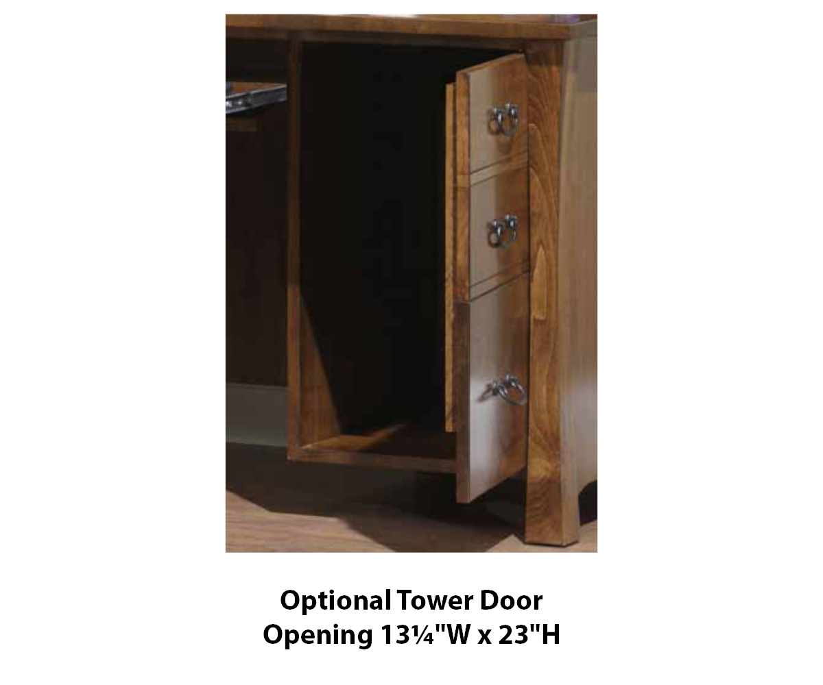 Coventry Mission L Desk With Hutch - Image 3