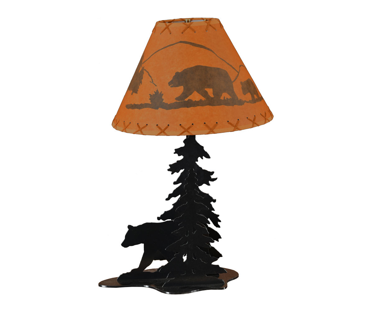 Metal Table Lamp - Bear