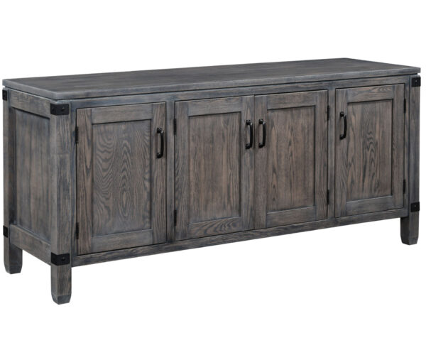 Antigo Media Console with Metal Brackets - 56"W