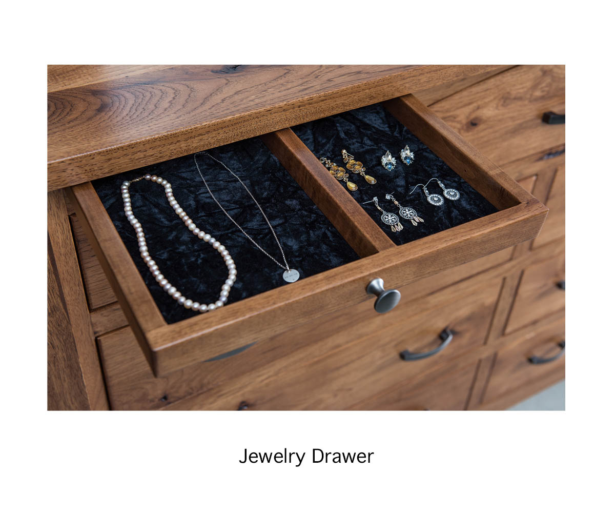 Flush Mission 9 Drawer Dresser With Jewelry Drawers - Image 2