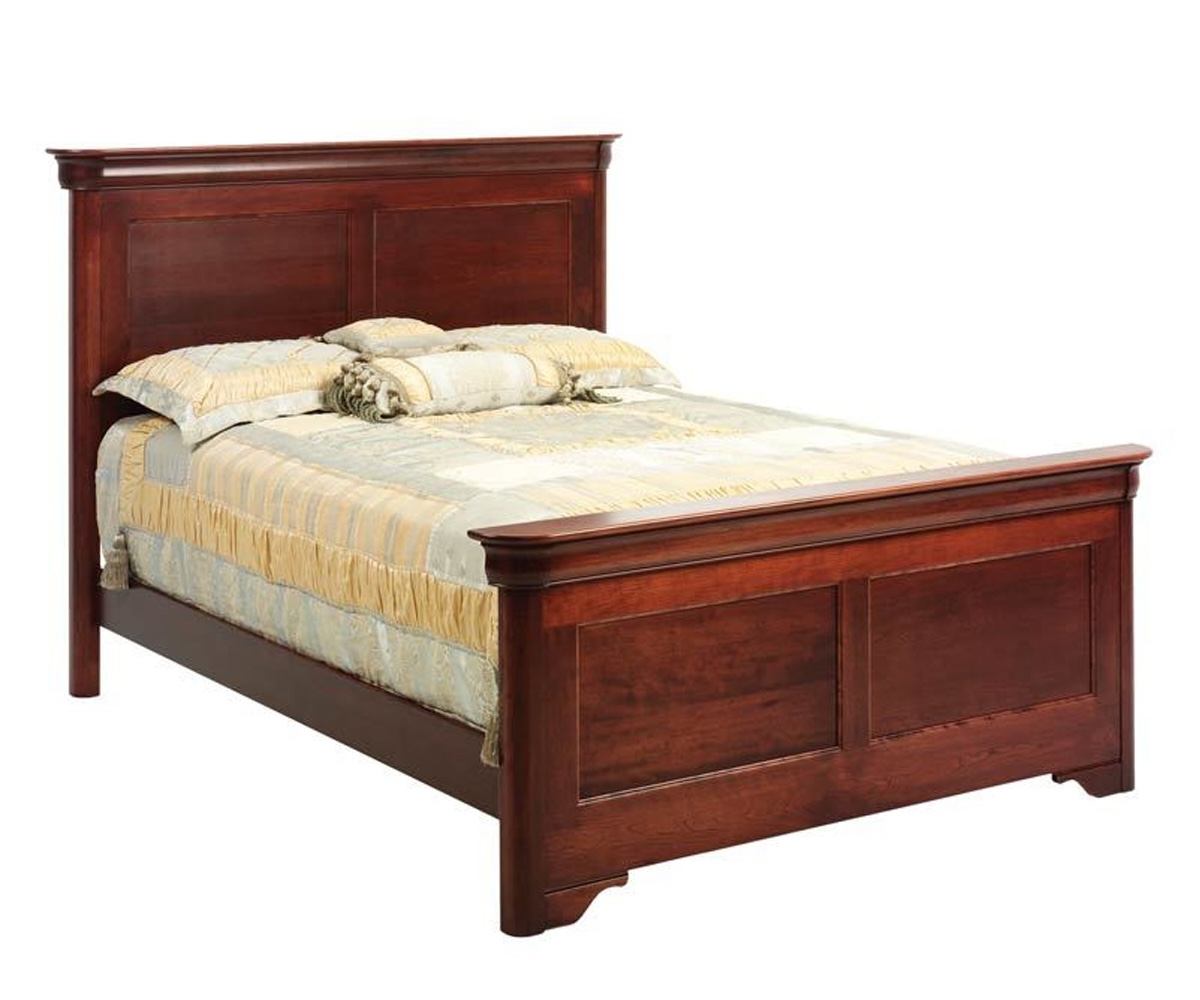 Louis Phillipe Panel Bed