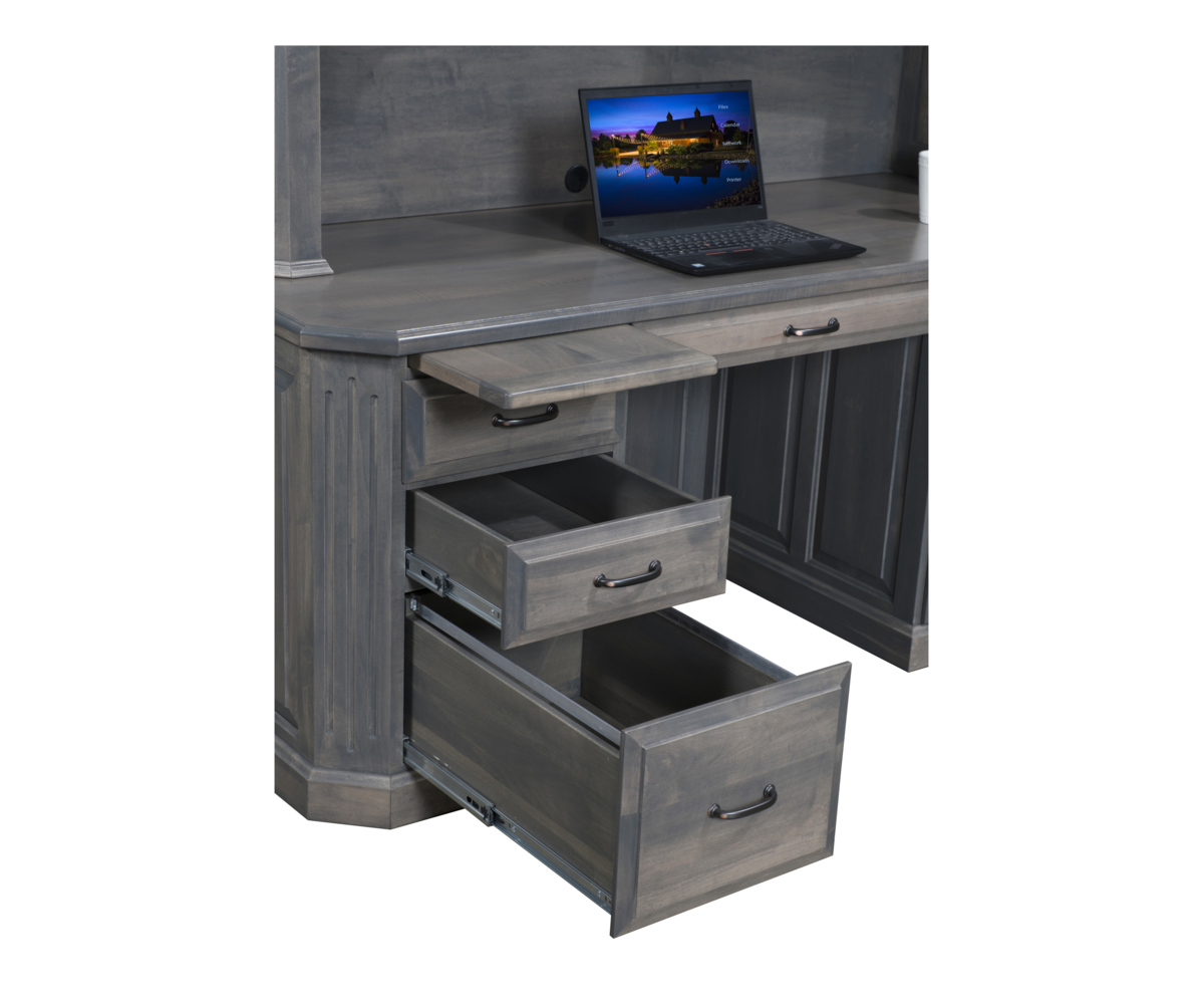 Fifth Avenue 68" Flat Top With Hutch - Image 2