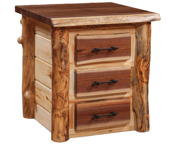 Grand Teton 3 Drawer Nightstand