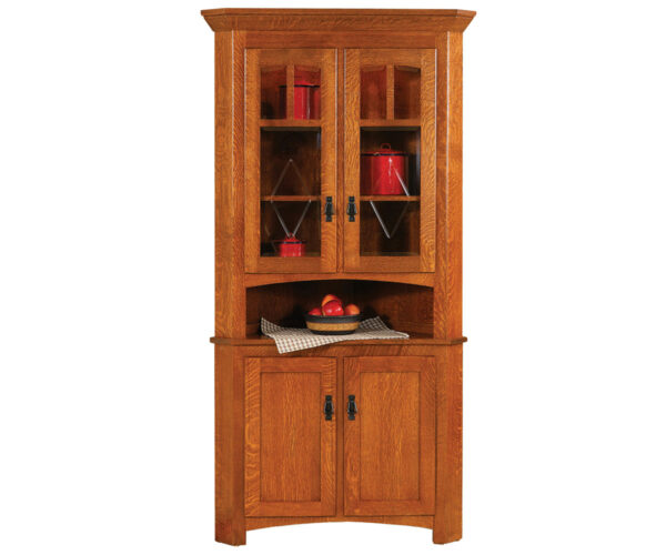 Century Mission 30” Corner Hutch