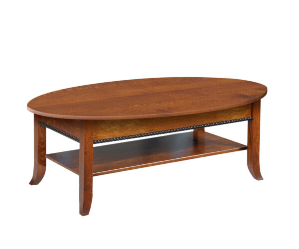 Cranberry Oval Coffee Table