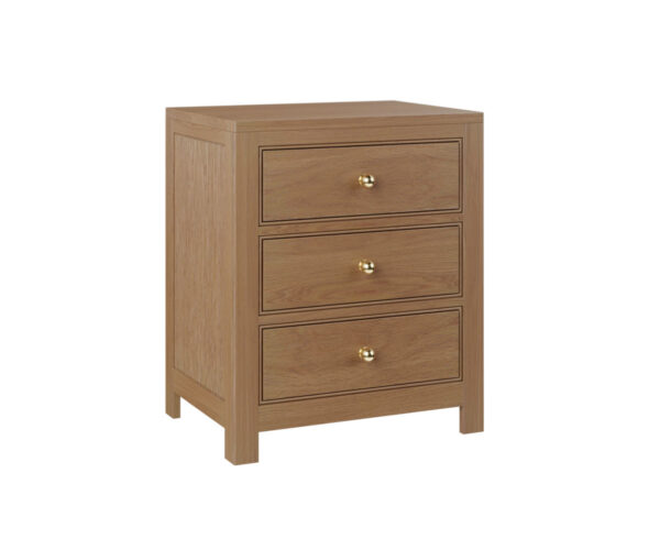 Elenor 3 Drawer Nightstand