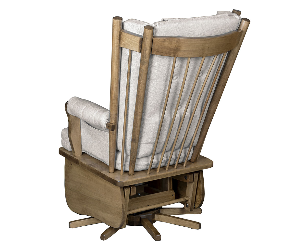 Smooth 4 Post Highback Swivel Glider - Image 2