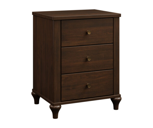 Alcan Three-Drawer Nightstand