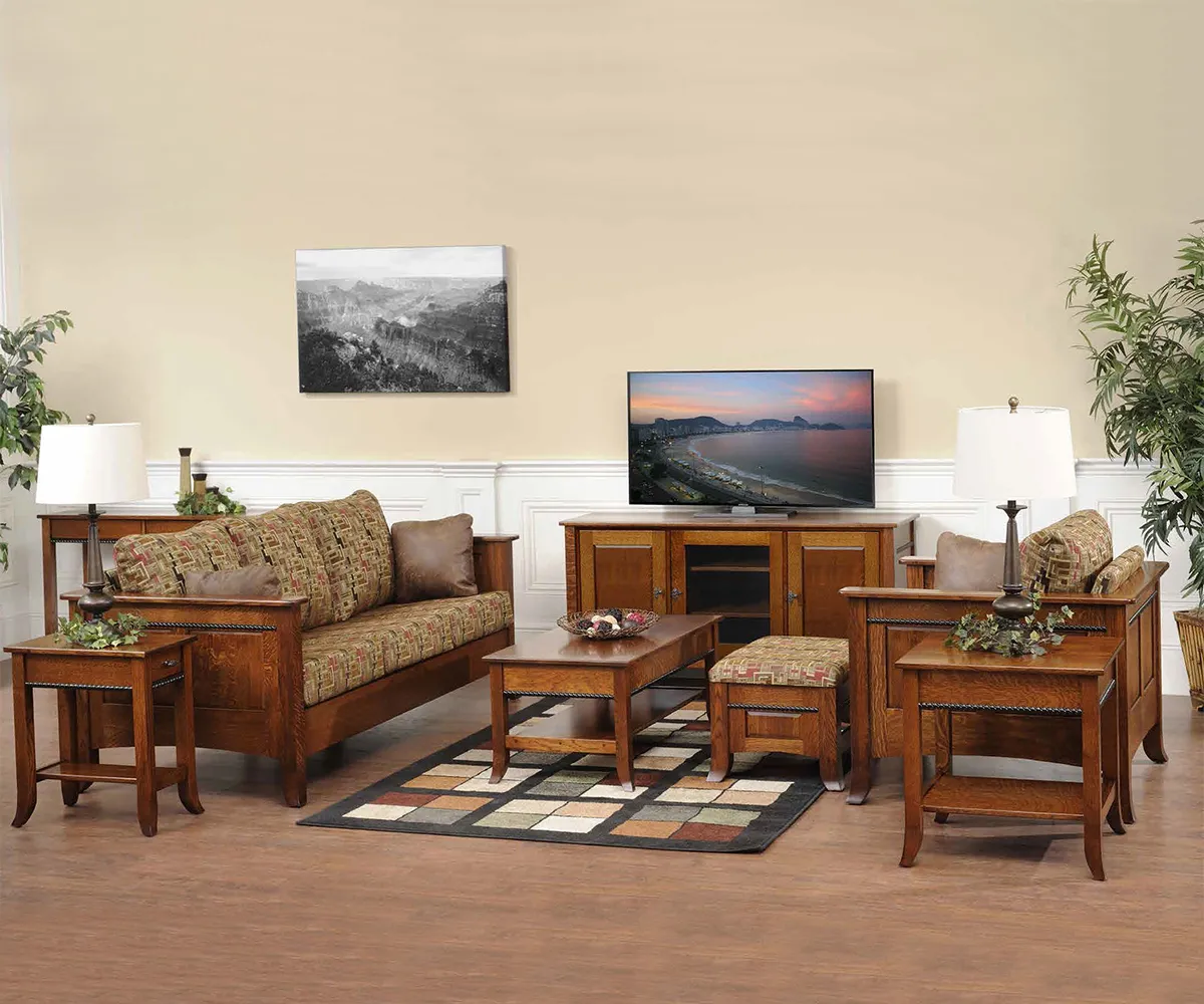Cranberry Enclosed Coffee Table - Image 3