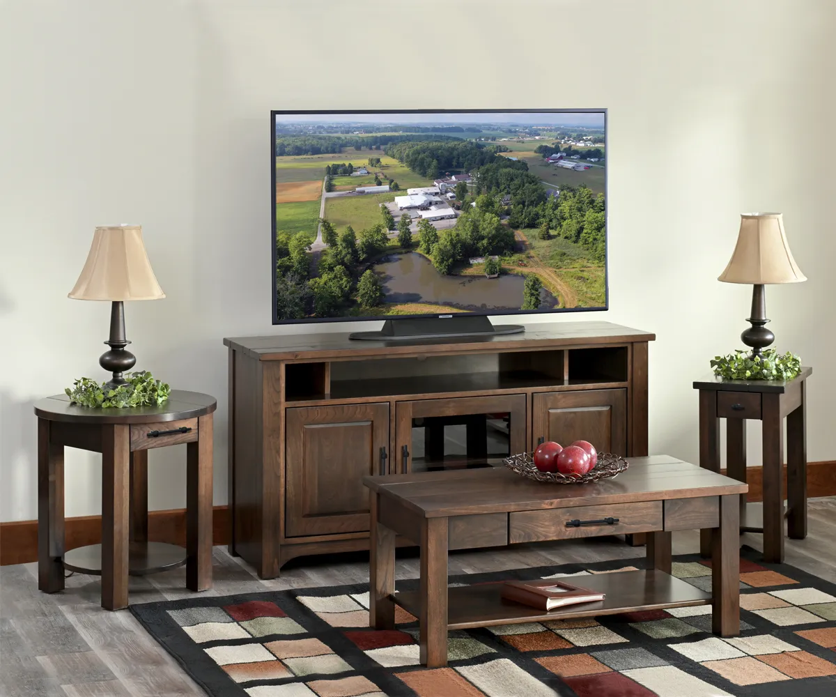 Barn Loft Firebox TV Stand - 70" - Image 2